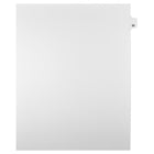 Markmaker - Intercalaires imprimes Legal, Blanc, 1/25th coupe, format lettre, sans trous, 25 tabs/PQT, 5 PQT/Boite, Numero 53-Intercalaires imprimes Legal