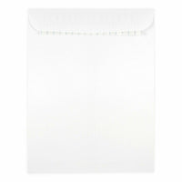JAM Paper - Enveloppes pour catalogue à extrémité ouverte - 10 x 13 - avec fermeture pelable et scellée - blanc - paquet de 100-Couleur blanche
