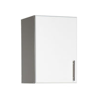 PrepacMC – Armoire murale empilable Elite 24 x 16 po, blanc-Bois composite stratifié de couleur blanche et de fabrication robuste en MDF