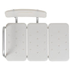 Flash Furniture Banc De Transfert De Bain Et Douche Réglable série HERCULES-Blanc (DCHY3510LWH)-Revêtement de sol en caoutchouc