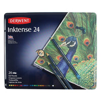 Derwent Crayons Inktense, couleurs variées - paquet de 24-Les crayons Inktense offrent une couleur intense combinée à un effet translucide