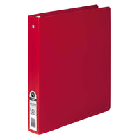 Reliures à anneaux ACCOHide - Demi-Rigide - rouge - 3 anneaux - format lettre - capacité de 175 feuilles - 1 - 1/2 po-anneaux de 1, 1/2 po, 11 po x 8, 1/2 po format feuille