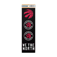Autocollants Raptors de Toronto par The Sports Vault, noir, paquet de 4-Paquet de 4 autocollants
