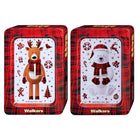 Walkers Shortbread - Ours Polaire et Renne Boîte Avec Assortiment de Sables ecossais aux Formes Festives - 250 g - Paquet de 2-Sables traditionnels pur beurre aux formes festives