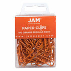 JAM PAPER - Colore norme 1" Trombones, Orange, 2 Paquets de 100-Couleur orange