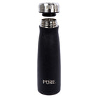 PURE Drinkware - Ensemble de verre, gourde et gobelet à café, noir-Caractéristique: sans condensation, sans fuite et sans BPA