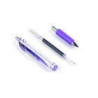 Pentel − Stylo gel EnerGel remplissable avec prise − rétractable − 0,7 mm − lilas-Pointe 0,7mm en acier inoxydable