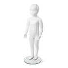 Can-Bramar - RP Kid Abstract Fiberglass Mannequins Set - Blanc Brillant - Paquet de 3-Mannequin de jeune enfant (RPK-2) : Hauteur : 36,5 po (92,71 cm), Épaules : 24 ½ po (64,8 cm), Poitrine : 19 2/16 po (48,6 cm), Taille : 18 1/2 po (47 cm), Hanches : 20 po (50,8 cm), Base : 11 12/16 po (30 cm).