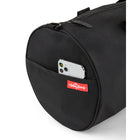 The Rolling Stones - Collection The Core - Sac de voyage avec bandouilière réglable et amovible - Noir-Fermetures à glissière avec languettes THE ROLLING STONES en cuir texturé