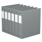 Davis Group Super économie, Reliure à anneaux ronds 1.5 po, paquet de 6 – Gris-3 Reliure À Anneaux