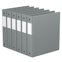 Davis Group Super économie, Reliure à anneaux ronds 1.5 po, paquet de 6 – Gris-3 Reliure À Anneaux