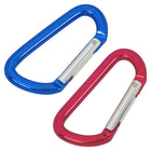 Merangue - Mousquetons Clips Handi-Klip - Rouge/Blu - Paquet de 2-Taille approximative de 6 cm