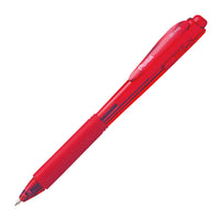 Pentel - Stylo à bille rétractable Wow! - 1,0 mm - rouge - paquet de 12  -La forme triangulaire unique du corps et de la poignée facilite la prise en main et empêche le stylo de rouler sur les bureaux