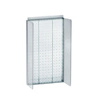 Azar Displays – Présentoir Powerwing à panneau perforé, 22 x 13,5 po, transparent (700355-CLR)-En panneau perforé