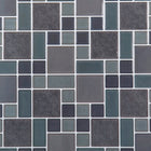 CTG Brands Multi Square Glossy Wall Tile, 10" x 10", Black, 6 Pack-Ensemble : livré dans une boîte de 6 feuillets de carreaux muraux de qualité supérieure, adaptés aux surfaces lisses et propres