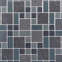 CTG Brands Multi Square Glossy Wall Tile, 10" x 10", Black, 6 Pack-Ensemble : livré dans une boîte de 6 feuillets de carreaux muraux de qualité supérieure, adaptés aux surfaces lisses et propres