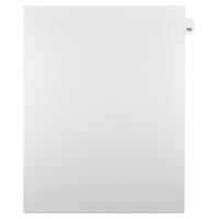 Markmaker - Intercalaires imprimes Legal, Blanc, 1/25th coupe, format lettre, sans trous, 25 tabs/PQT, 5 PQT/Boite, Numero 152-Intercalaires imprimes Legal