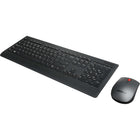 Clavier et souris combinés sans fil professionnels Lenovo - Anglais-Autonomie de 2 ans avec indicateurs LED (varie selon les habitudes de l'utilisateur.)