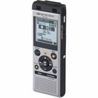 OM System - WS-882 Enregistreur vocal numérique stéréo avec USB intégré - Argent-Transfert de données haute vitesse USB 2.0 intégré, emplacement microSD (jusqu'à 32 Go)