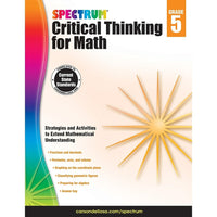 Livre numérique : Carson Dellosa - Spectrum Critical Thinking for Math, 5e année-1