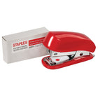 Staples - Mini agrafeuse, 1000 agrafes, couleurs variées-Couleurs variées incluant noir, bleu, mauve, orange, vert ou rose (choix de couleur non disponible)