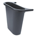 Rubbermaid Commercial – Bac de séparation FG295073BLA pour corbeille, rectangulaire, noir-Dimensions : 7,3 po L x 10,6 po P x 11,7 po H