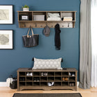 Prepac – Banc à compartiments de rangement pour chaussures DSS-6020, 60 po, gris délavé-Ce banc de style transitionnel est parfait pour l'entrée, le vestibule, la salle de rangement ou la chambre à coucher