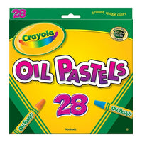 Pastels à l'huile Crayola 28 couleurs, paquet de 168-Comprend des pastels à l'huile dans 28 couleurs uniques et vibrantes
