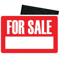 HeadLine - Affiche FOR SALE, 15 x 19 po-Comprend des chiffres autocollants