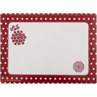 JAM Paper Étiquettes-cadeaux de Noël, 7 x 5 po, rouge, 40/paquet-Taille : 7 x 5 po