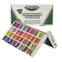 Crayola Triangular Crayons Classpack - 256 paquet de 16 Crayons-Comprend 256 crayons Crayola en 16 couleurs