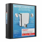 Staples - Reliure Better Binder, 3 po, noir-Plus résistante et plus facile à utiliser