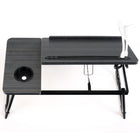 ShoppingAll - Bureau pliable portable pour canapé et lit - Noir-La Commodité à Portée de Main: Comprend un porte-gobelet intégré pour garder vos boissons sécurisées et à portée de main.