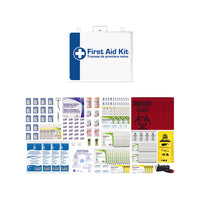 WASIP - Trousse de premiers soins unifiée intermédiaire CSA de type 3 de taille grande - Métal-24 bandes de bandage en tissu, 7,5 x 2,2 cm