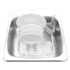 Umbra – Panier à vaisselle Sinkin, blanc-Blanc + Métal/Plastique
