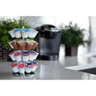 OneBREW – Carrousel pour capsules K-Cup, chrome (68322)-Sécuritaire : matériau anti-rayures pour protéger la surface du comptoir