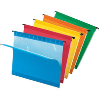 Pendaflex - Chemises suspendues SureHook, format lettre, 8 1/2 po x 11 po, couleurs variées-Format lettre : 8 1/2 po x 11 po