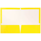JAM PaperMD – Chemises de présentation lustrées avec deux pochettes, jaune, 50/paquet-Capacité : 200 feuilles