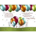 Rosedale - Carte de voeux, profitez de votre anniversaire, ballons-Qualité boutique de cartes de souhaits