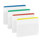 Post-it® - Onglets durables pour classement, 2 po, couleurs variées, paq./24-Onglets autocollants pour identification rapide de dossiers, de fichiers, de livres et de catalogues