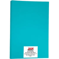 Jam Paper Papier tabloïde, bleu de mer terrestre Astrobright, 50 feuilles/paquet-Papier cartonné ASTROBRIGHTS bleu de mer, idéal pour le collimage et la conception d’affiches