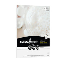 Astrodesigns - Papier couverture Velin 30lb - 8,5 po l x 11 po H - Blanc Translucide - Paquet de 40-50 feuilles de papier blanc translucide