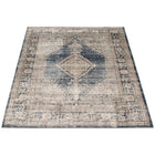 ECARPETGALLERY - Tapis Oregon Bijar Bleu 6'7" x 9'6"-Tissé A La Machine Turquie