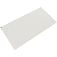 Zenith Safety - Tapis Pour Salle Blanche, Épaisseur 1,57 Mils, 3-3/4' Lo X 2' La, Blanc, paquet de 2-Épaisseur du support 1,57 mils