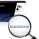 HP - Cartouche de toner noir d'origine LaserJet 58A (CF258A)-Rendement standard des pages