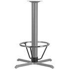 Flash Furniture 2 pièces Anneau de pied de table à hauteur du bar avec anneau de colonne de 4,25 po - diamètre de 19.5 po-Ensemble de 2 appui-pieds pour tables à hauteur de barre en métal