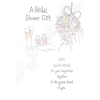 Rosedale – Cartes de souhaits et enveloppes, A Bridal Shower Gift, 5 1/2 x 8 po, 12/paquet (16601)-Imprimé sur papier cartonné non couché de haute qualité