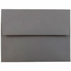 JAM Paper Enveloppes format invitation avec fermeture gommée, 4 3/8 x 5 3/4 po, gris, 1000/paquet-Gris