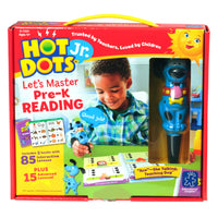 Educational Insights - Hot Dots® Jr. Maîtrisons la lecture pré-K-Donnez à vos enfants le coup de pouce dont ils ont besoin pour réussir à l'étude avec cet ensemble amusant et interactif Hot Dots Jr. et Ace - le stylo Talking, Teaching Dog.