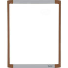 Quartet® - Tableau aimanté à marqueurs à effacement sec, 11 po x 14 po, cadre aux couleurs variées-La surface d'écriture aimantée sert aussi de babillard  